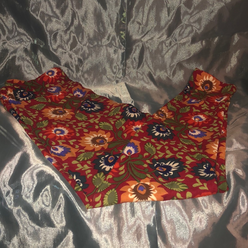 Flowered leggings